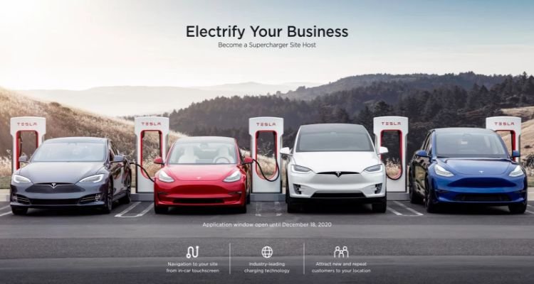 supercharging station