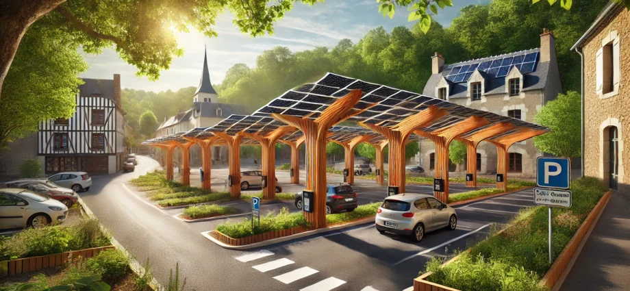 Wooden Parking Canopies
