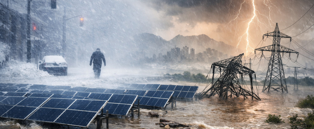Climate change intensifies storms by increasing atmospheric moisture. Here’s why it matters for India’s clean energy transition and grid resilience.