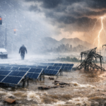 Climate change intensifies storms by increasing atmospheric moisture. Here’s why it matters for India’s clean energy transition and grid resilience.