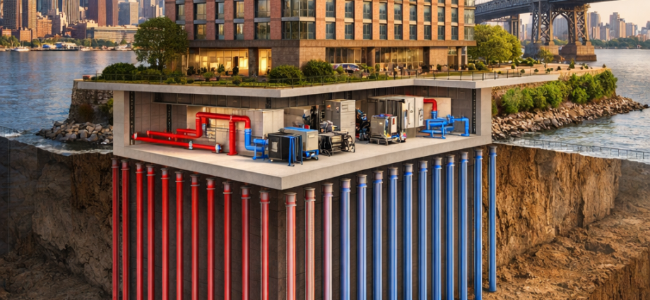 Brooklyn geothermal high-rise