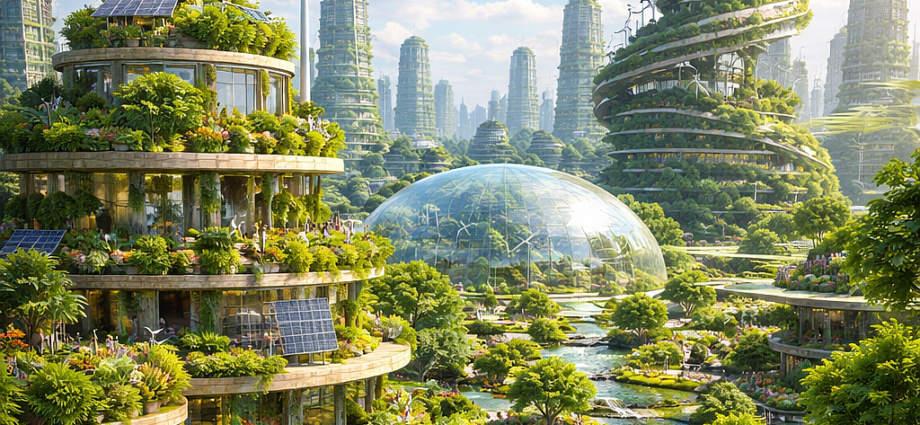 Solarpunk cities