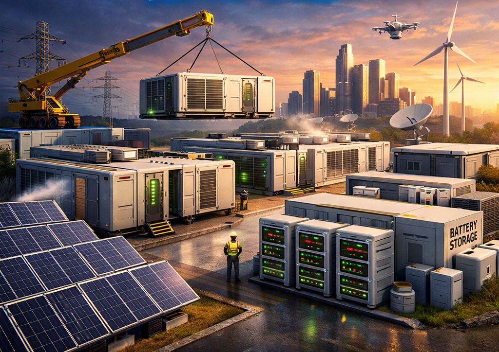 Fast, Modular, Solar-Powered Data Centers For The AI Age