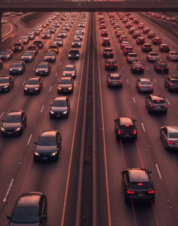 self-driving cars traffic congestion