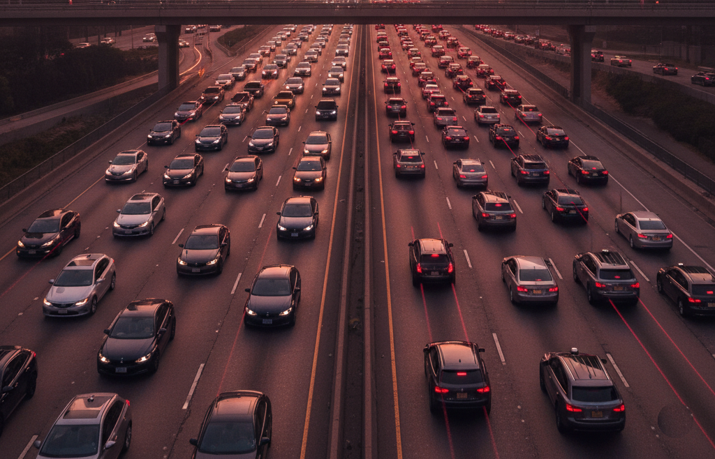 self-driving cars traffic congestion