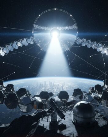 mirror satellite sunlight