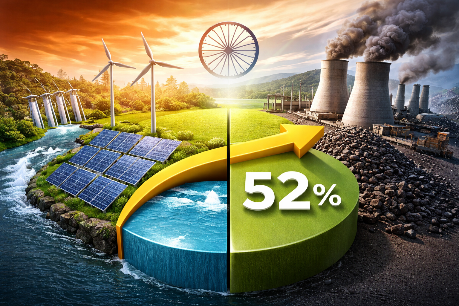 India non-fossil power capacity 2026