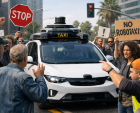 Self-Driving Taxis Face Public Push-back