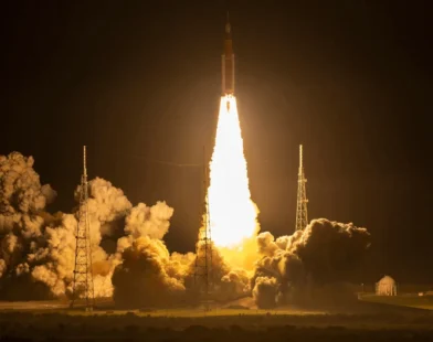 space launch pollution