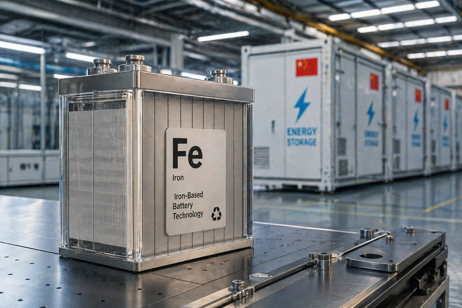 China ultra cheap all iron battery for renewable energy storage