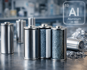 aluminium batteries new material