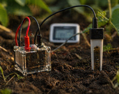 electricity from dirt