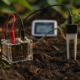 Soil powered microbial fuel cell generating electricity for sensors 80x80