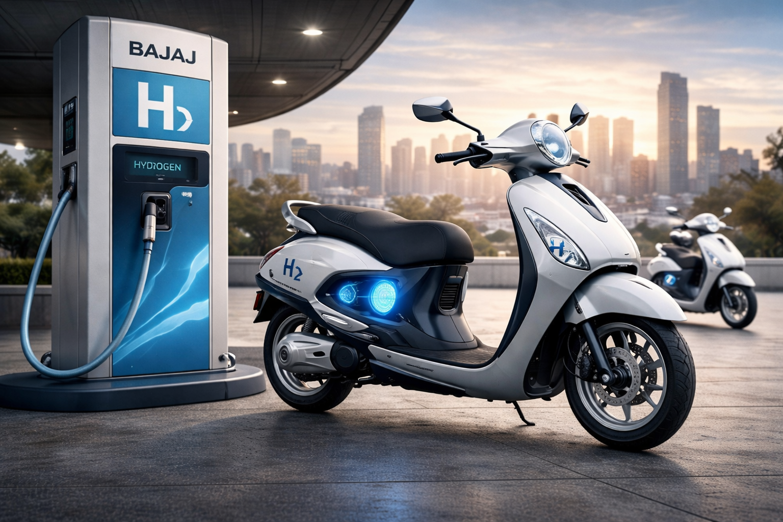 Bajaj hydrogen two wheelers