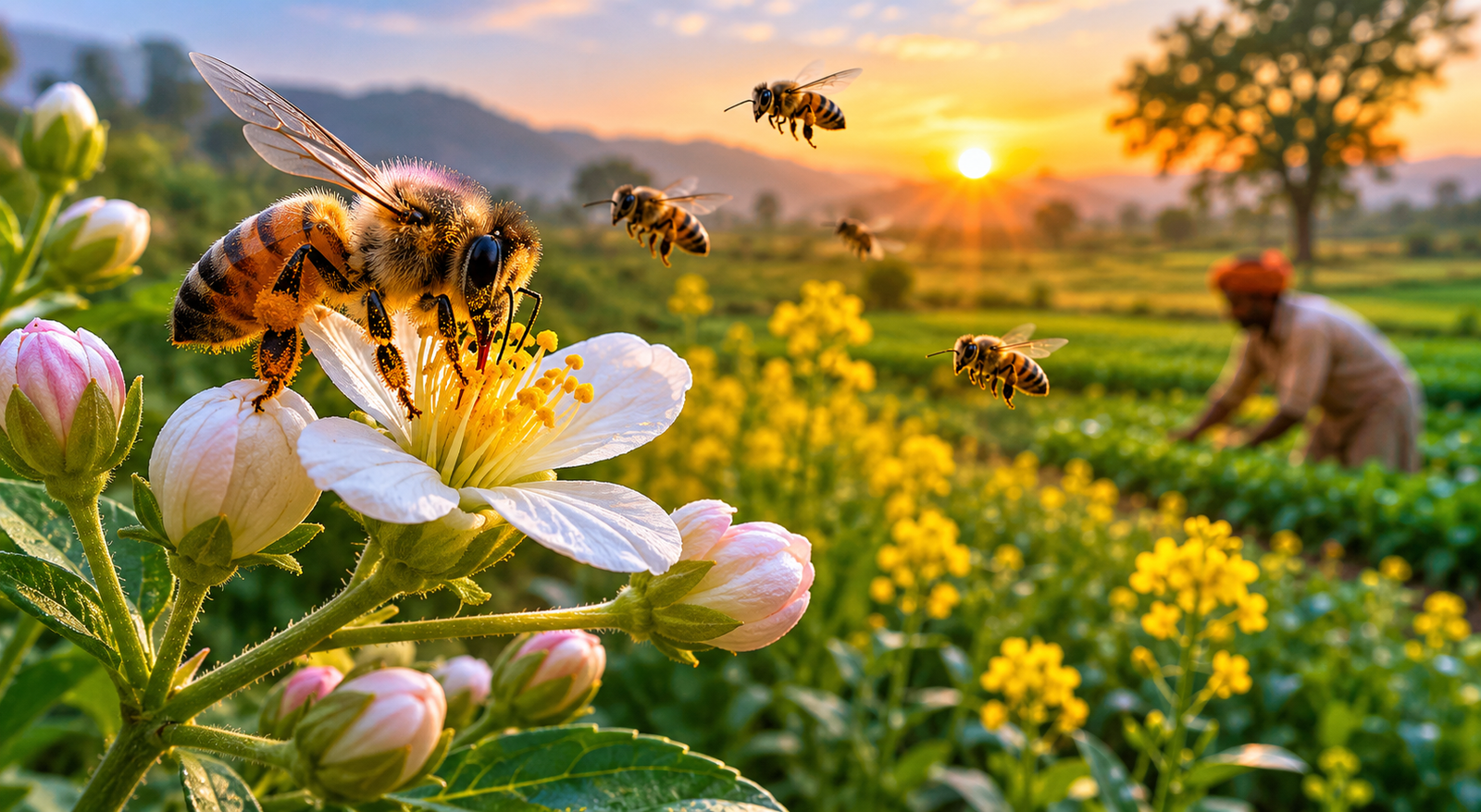 Bees Help Secure India’s Food Future!