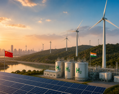 China India clean energy race