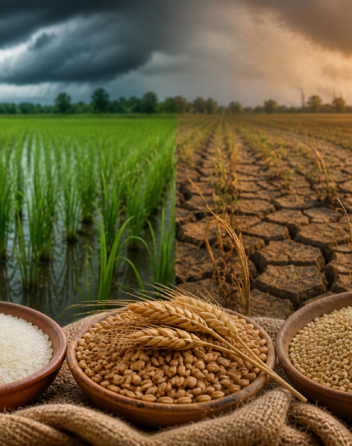 climate change food less nutritious India