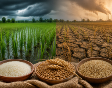 climate change food less nutritious India