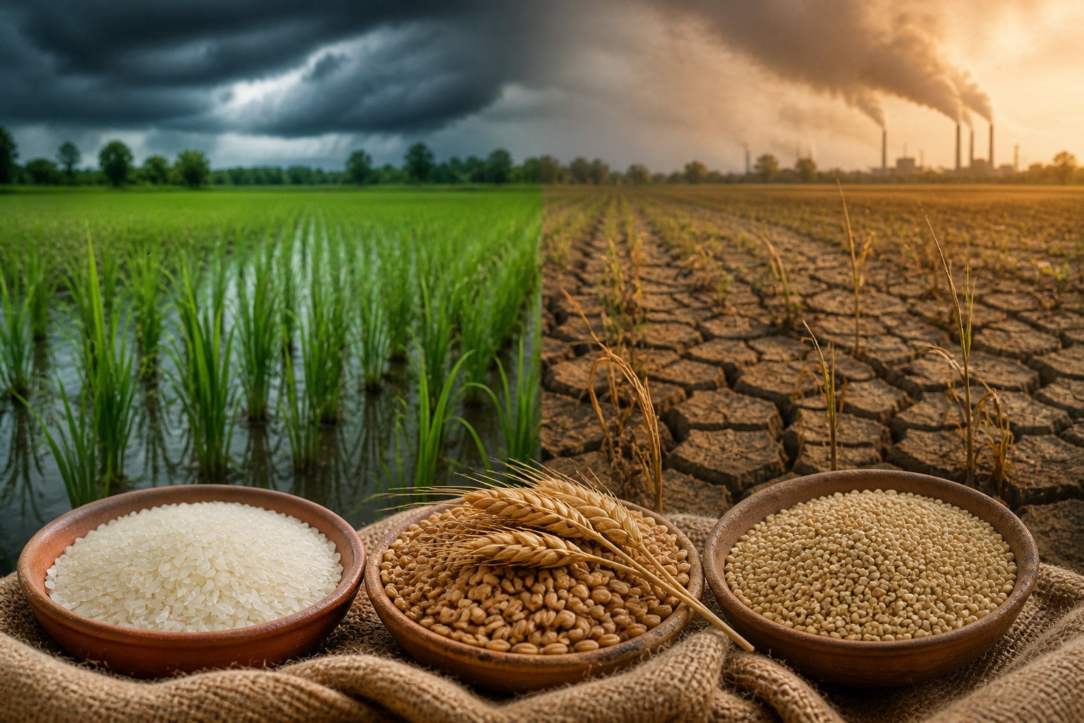 climate change food less nutritious India
