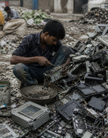 India e-waste recycling loss