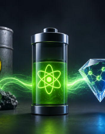 nuclear waste batteries