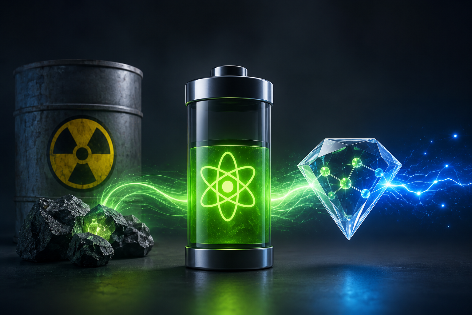 nuclear waste batteries