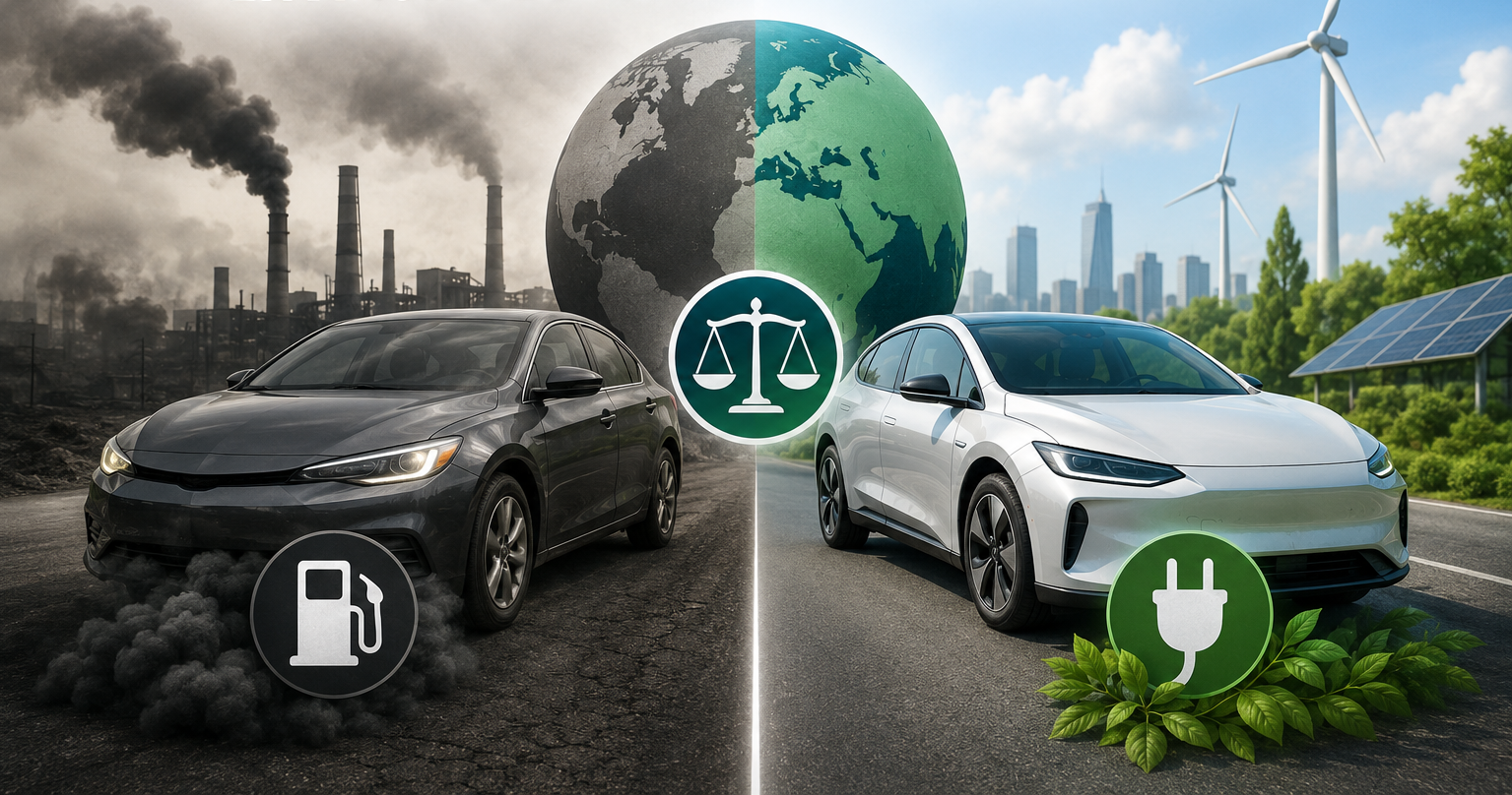 Electric Cars vs Gas Cars Emissions