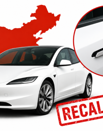 3 Million Teslas Pulled In China Over Hidden Door Handle Hazards