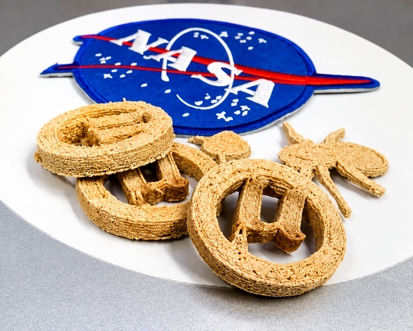 plastic waste edible cookies